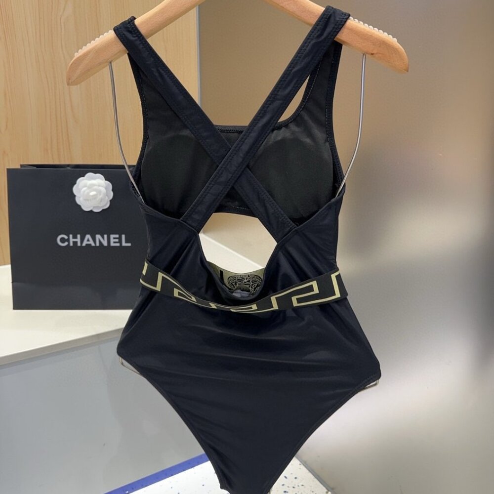 Versace Black and Red Women's Bikini 👙